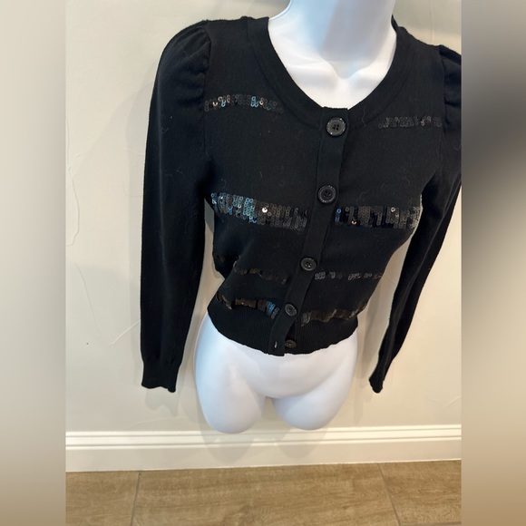 Xhilaration Black Cardigan- XSmall - Picture 9 of 9